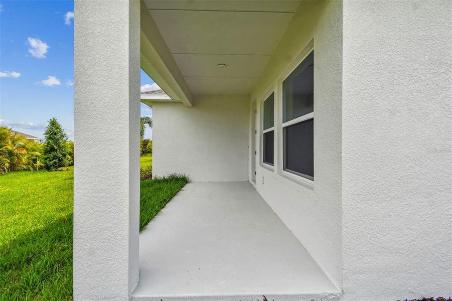 Exterior details and patio area of a home in North River Ranch – Garden Series, Parrish (Image 27).