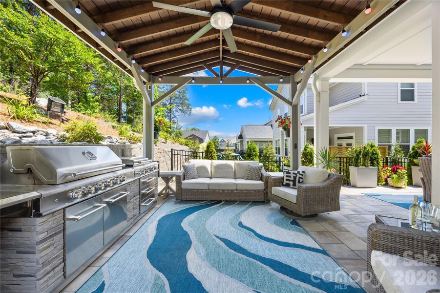 Rear Covered Patio and Designated Outdoor Kitchen Area Rear Covered Patio and Designated Outdoor Kitchen Area