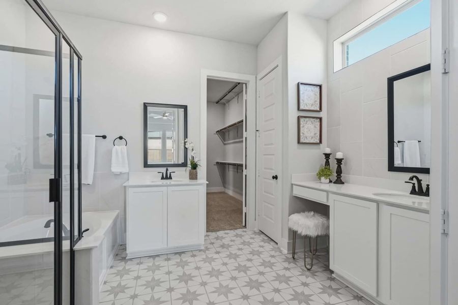 Representative furnished interior of a home built from the Shelby by Chesmar Homes in Alsatian Oaks, Castroville (Image 10).