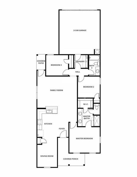 2D floor plan layout of this home in Southaven, Hutchins, TX (Image 2). 2D floor plan layout of this home in Southaven, Hutchins, TX (Image 2).