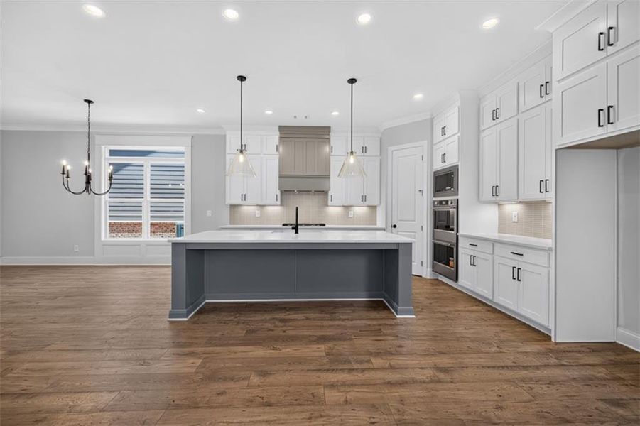 Furnished interior view inside a new home in , Flowery Branch (Image 12).