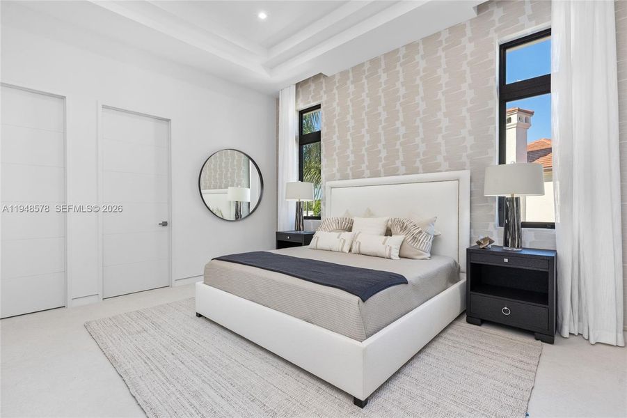 Furnished interior view inside a new home in , Fort Lauderdale (Image 39).