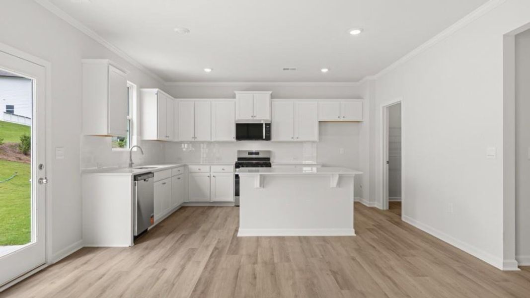 Furnished interior view inside a new home in Liberty Crossing, Braselton (Image 7).