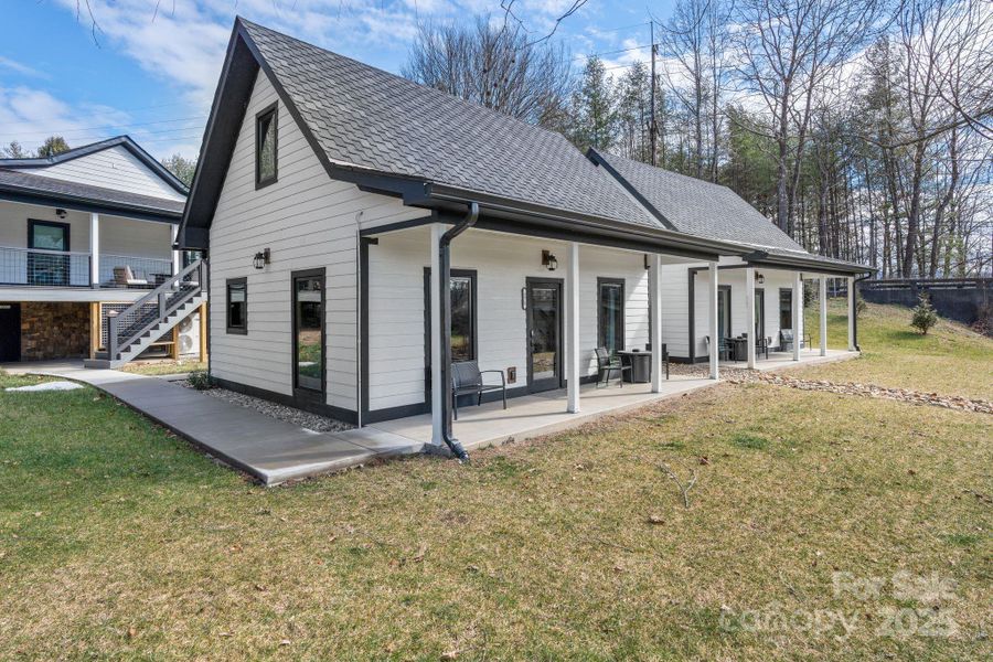Front exterior of a new home in , Brevard, NC, highlighting curb appeal (Image 18).