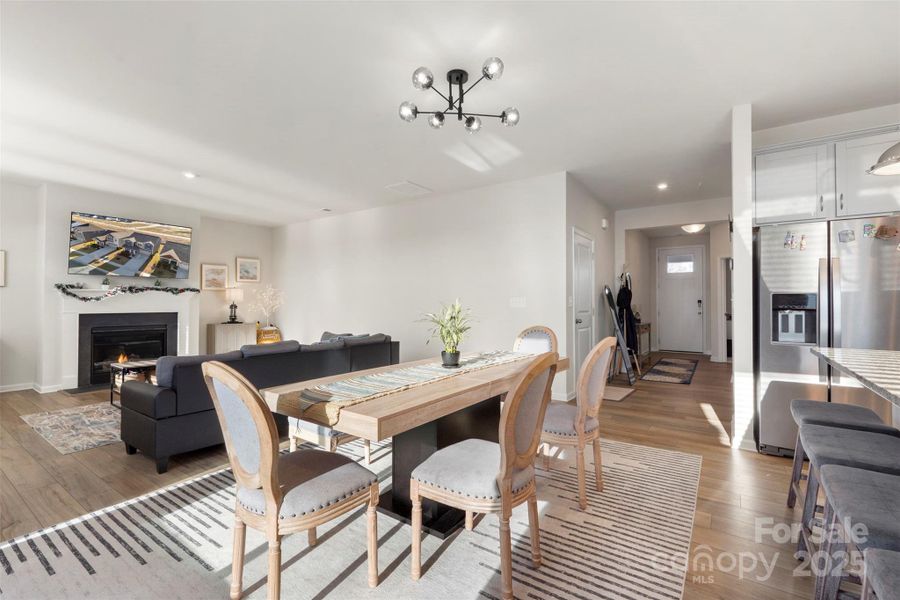 Furnished interior view inside a new home in Waxhaw Landing, Monroe (Image 32).
