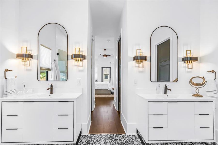 Furnished interior view inside a new home in , St. Petersburg (Image 41).