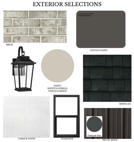 Sample of building materials used in homes in Bentwood Farms, Montgomery (Image 15).
