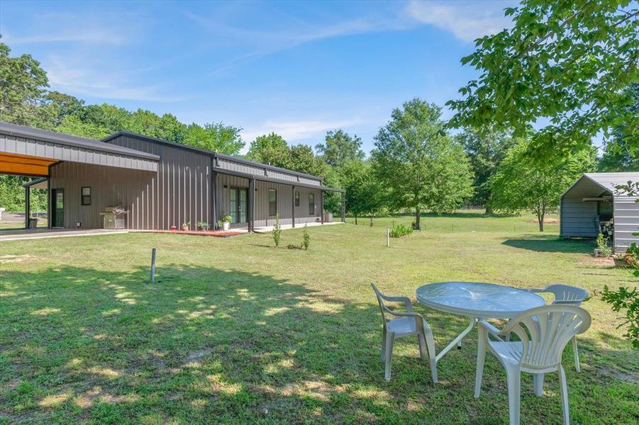 Exterior details and patio area of a home in , Winnsboro (Image 18). Exterior details and patio area of a home in , Winnsboro (Image 18).