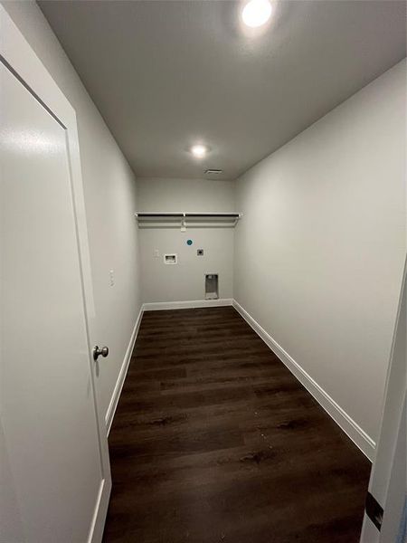 Stay organized with your oversized laundry room.