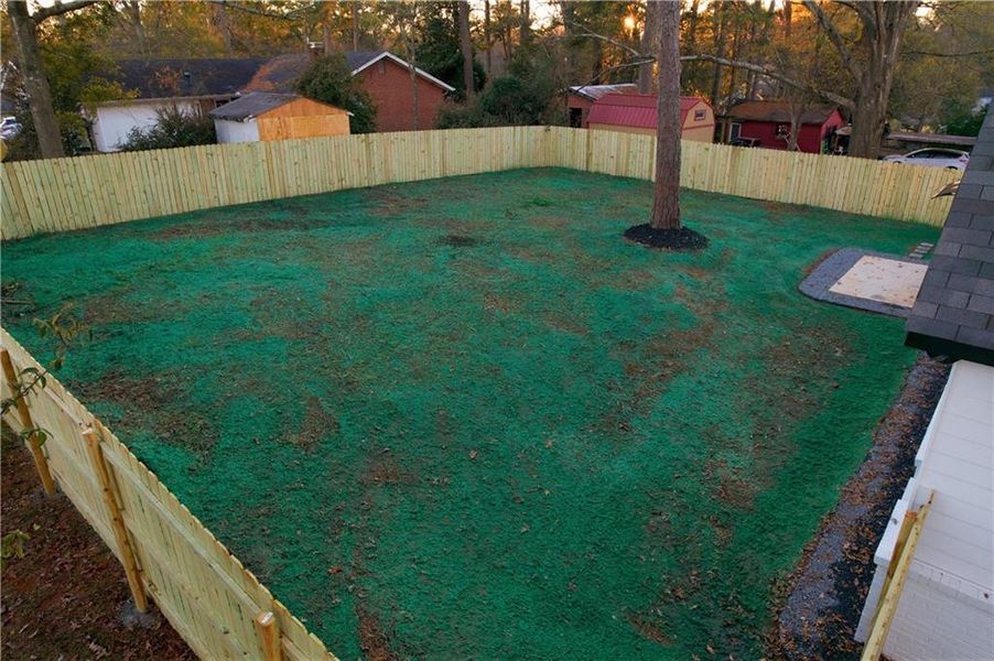 Exterior details and patio area of a home in , Conyers (Image 36).