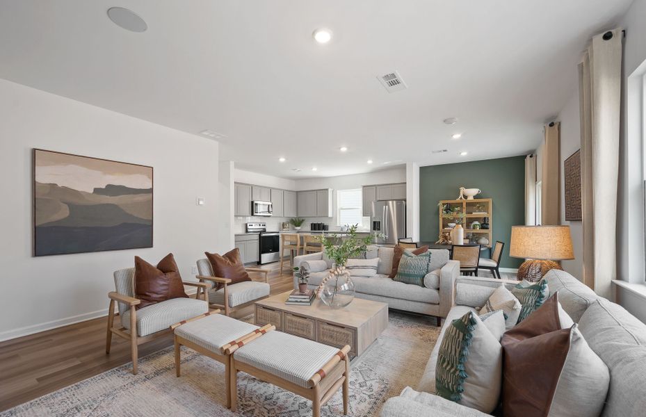 Furnished interior view inside a new home in Avery Ridge, Gainesville (Image 9).