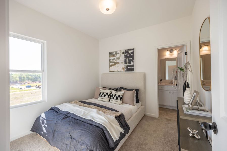Representative furnished interior of a home built from the Abigale by True Homes in Autumn Ridge, High Shoals (Image 18).