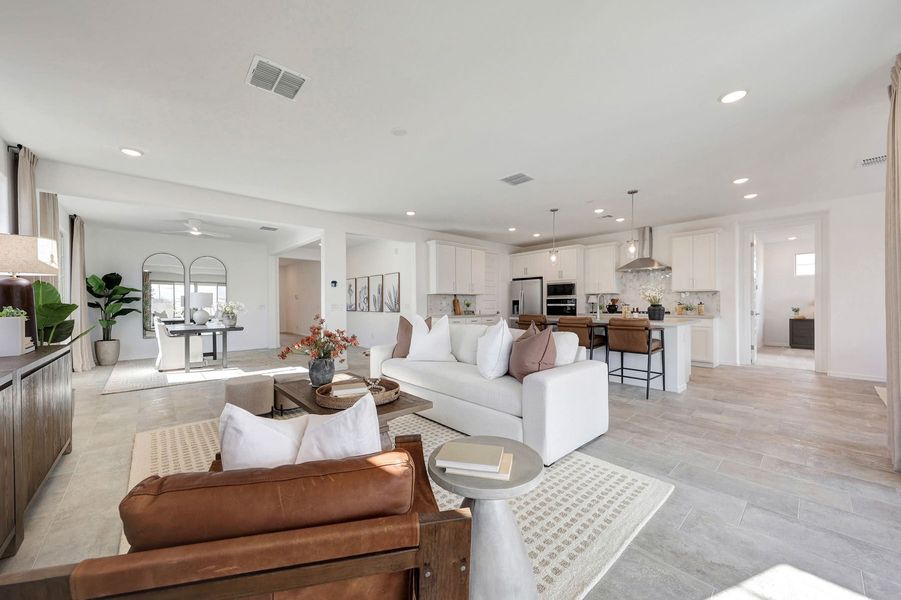 Representative furnished interior of a home built from the Mercury by Mattamy Homes in Las Ventanas, Goodyear (Image 7).