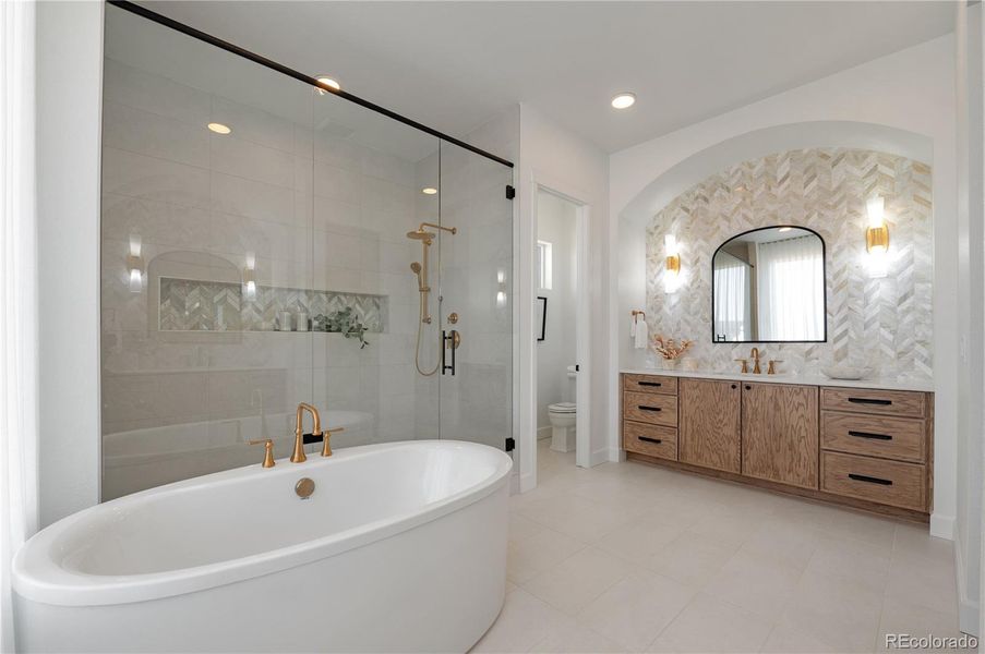 Furnished interior view inside a new home in , Parker (Image 19).