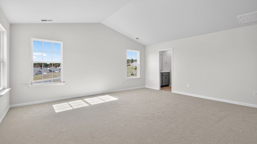 Spacious, unfurnished interior of a new home in Shahbain Reserve, Raeford (Image 12). Spacious, unfurnished interior of a new home in Shahbain Reserve, Raeford (Image 12).