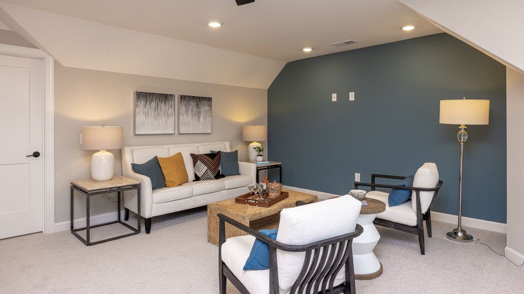 Representative furnished interior of a home built from the Promenade by Epcon Communities in The Courtyards at Oak Grove, Durham (Image 53). Representative furnished interior of a home built from the Promenade by Epcon Communities in The Courtyards at Oak Grove, Durham (Image 53).