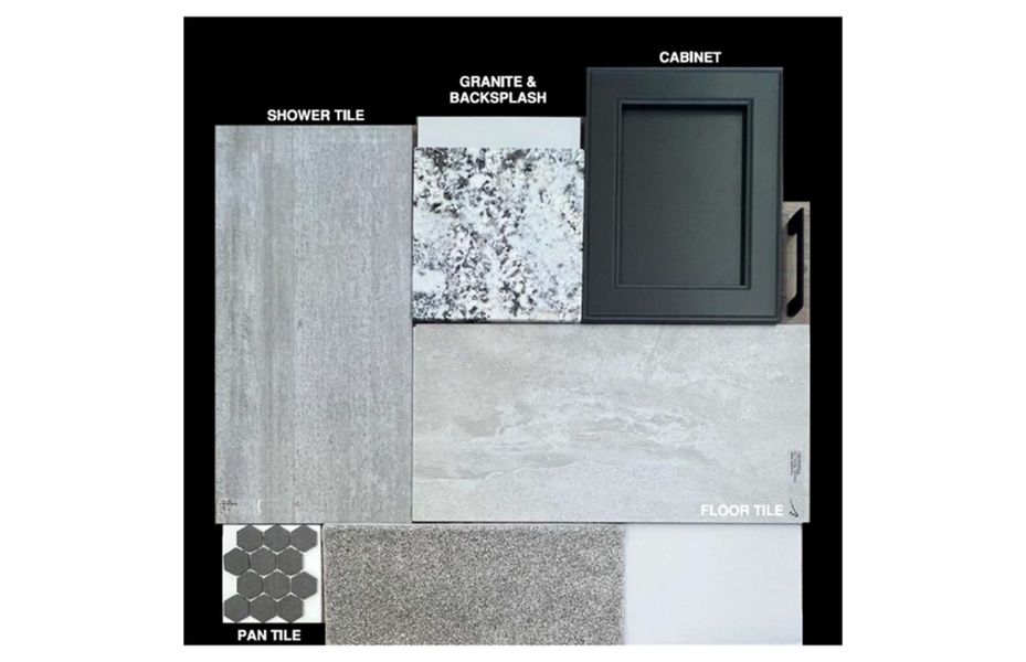 Sample of building materials used in homes in Artisan at Asante, Surprise (Image 27).