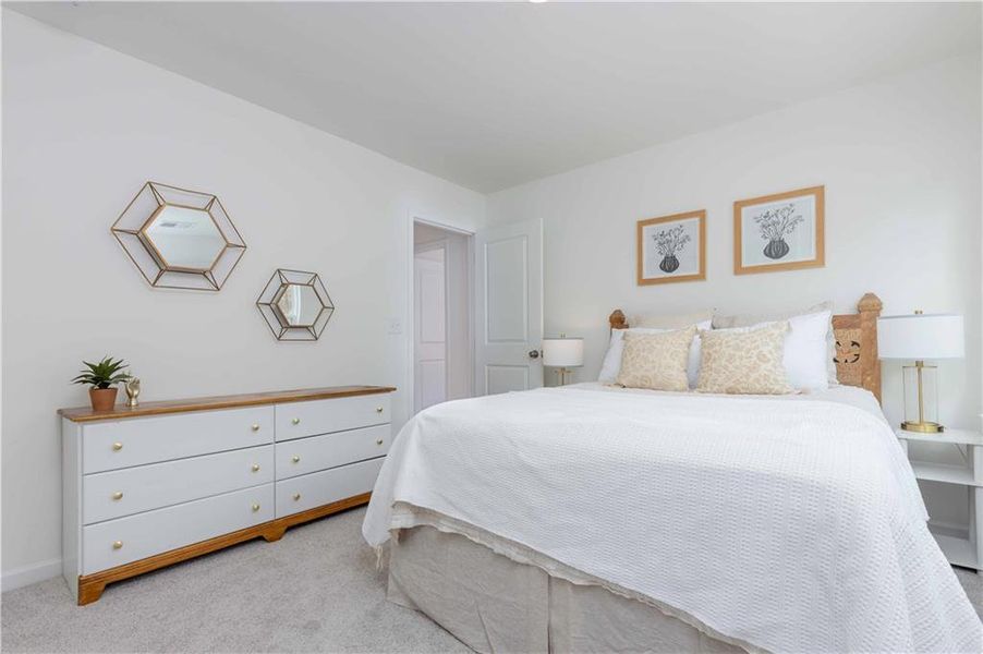 Furnished interior view inside a new home in Creekside at Farmers Crossing, Ball Ground (Image 41).