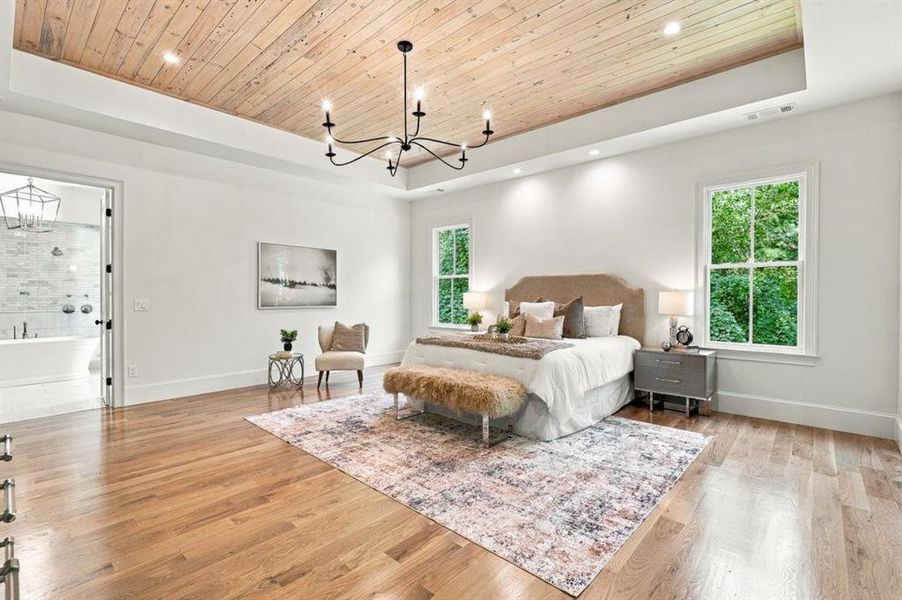 Furnished interior view inside a new home in , Roswell (Image 57).