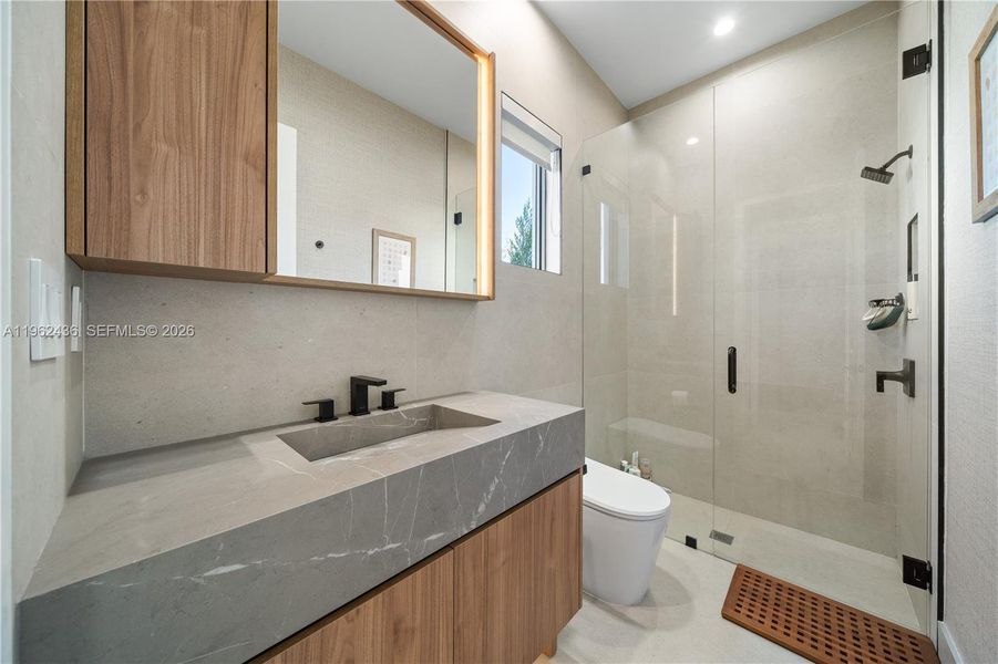 Furnished interior view inside a new home in , Miami (Image 34). Furnished interior view inside a new home in , Miami (Image 34).