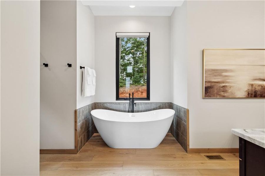 Furnished interior view inside a new home in , Blairsville (Image 24).