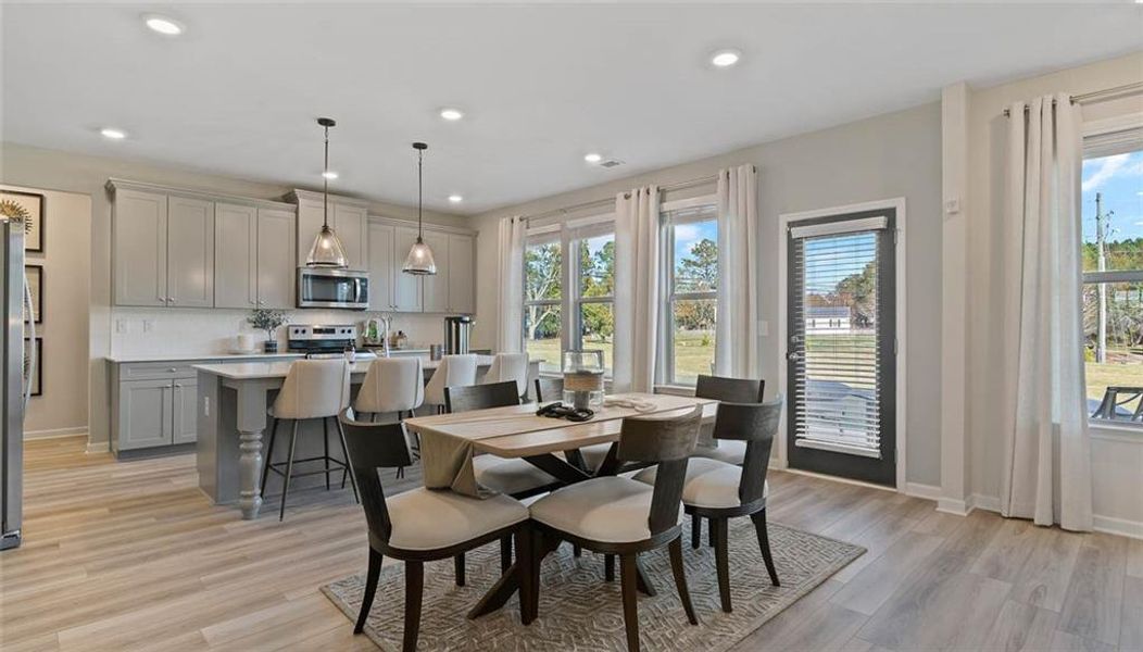 Furnished interior view inside a new home in Adagio, Dacula (Image 14).