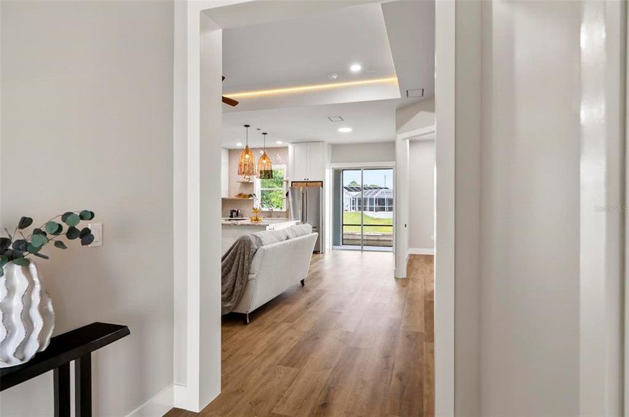 Furnished interior view inside a new home in , Palm Coast (Image 15).