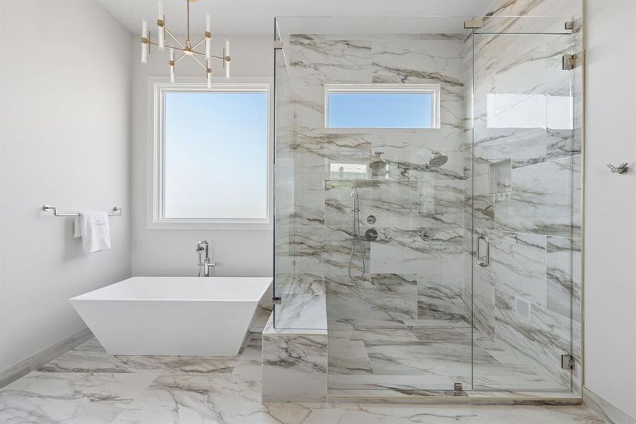 Furnished interior view inside a new home in , Southlake (Image 15).