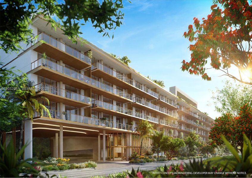 Condo located in Miami, FL showcasing its design and architecture (Image 3).