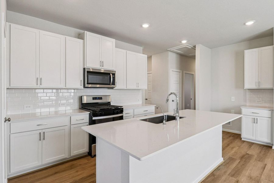 Furnished interior view inside a new home in Granger Pointe - Traditional Series, New Caney (Image 13).