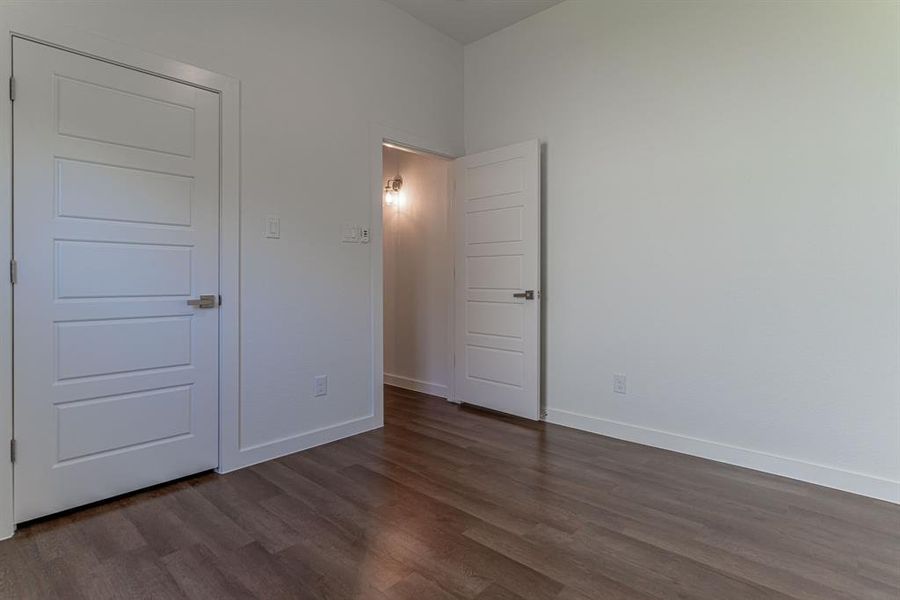 Secondary bedroom with large closet