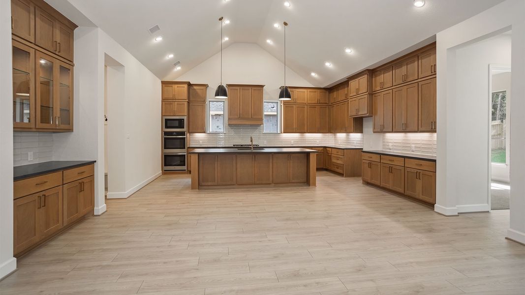 Furnished interior view inside a new home in The Woodlands Hills, Willis (Image 4).