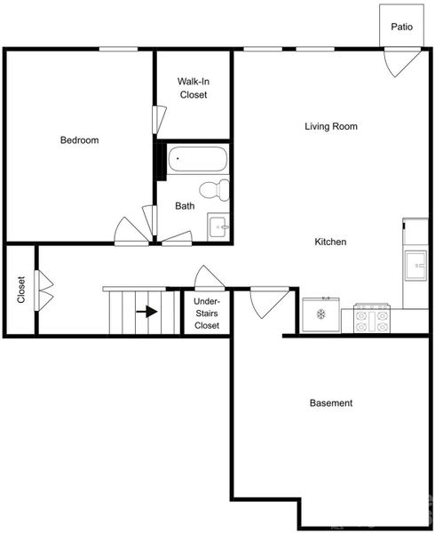 2D floor plan layout of this home in , Mooresville, NC (Image 5).