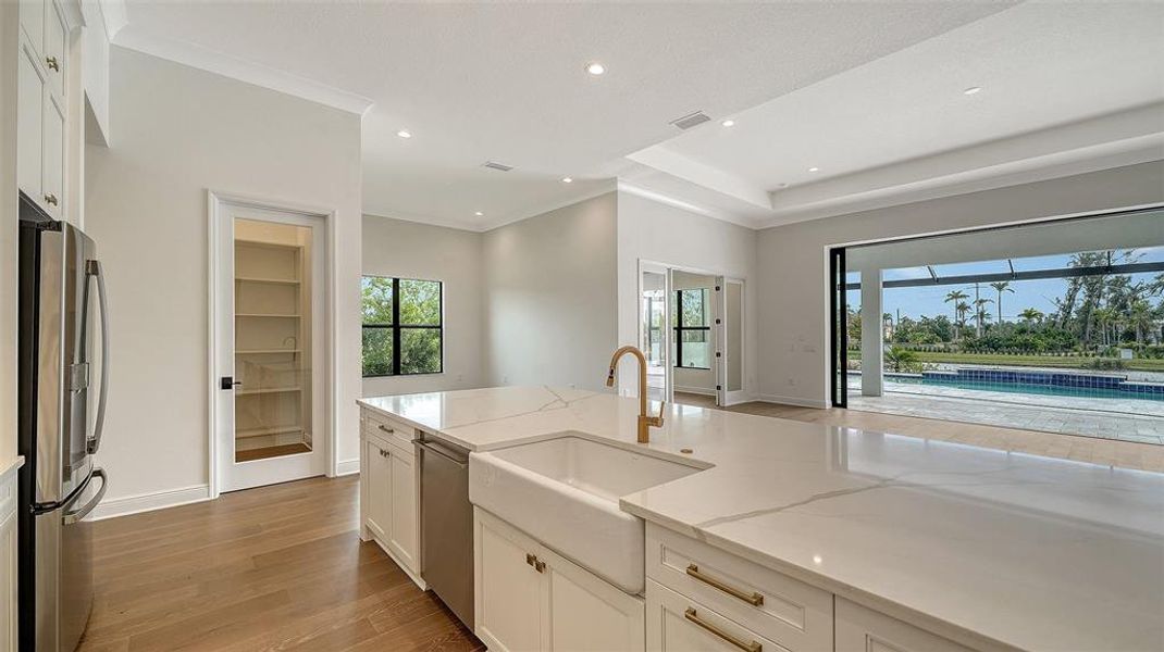 Furnished interior view inside a new home in Tideline, Bradenton (Image 10).