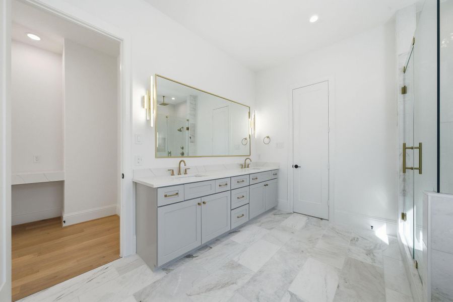 Furnished interior view inside a new home in , Houston (Image 8).