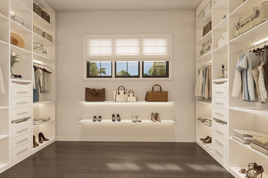 Furnished interior view inside a new home in , Washington (Image 8).