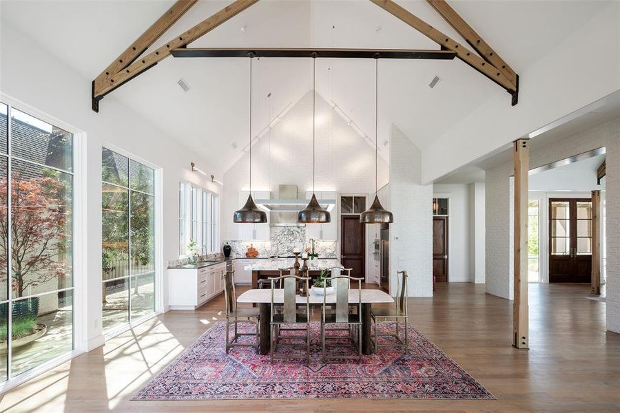 Furnished interior view inside a new home in , Dallas (Image 8).