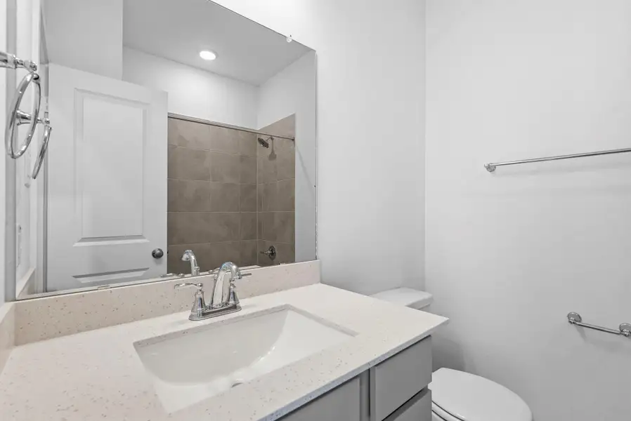 Furnished interior view inside a new home in Bridgeland 45', 50', 70', Cypress (Image 6).