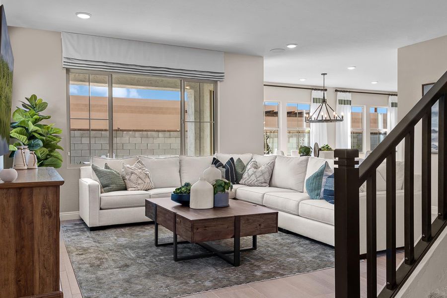 Great Room | Sloan | Rev at Eastmark | Mesa, AZ | Landsea Homes