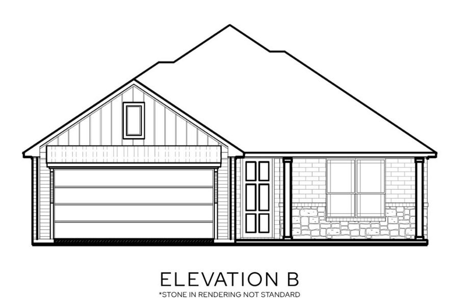 Representative rendering of the exterior for the The Reunion by Lillian Custom Homes (Image 6).