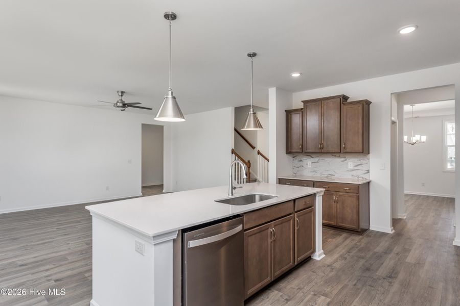 Furnished interior view inside a new home in Terrapin, Leland (Image 9).