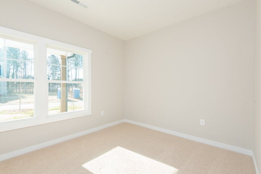 Representative unfurnished interior of a home built from the Dogwood by Foundation Home Builders LLC in Pinnix Loop, Burlington (Image 15). Representative unfurnished interior of a home built from the Dogwood by Foundation Home Builders LLC in Pinnix Loop, Burlington (Image 15).