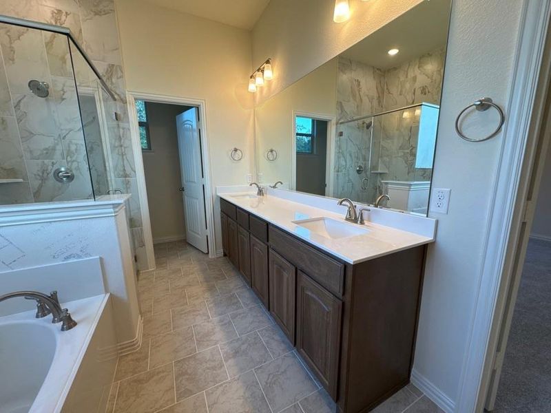Furnished interior view inside a new home in Oak Grove Addition, Springtown (Image 9).