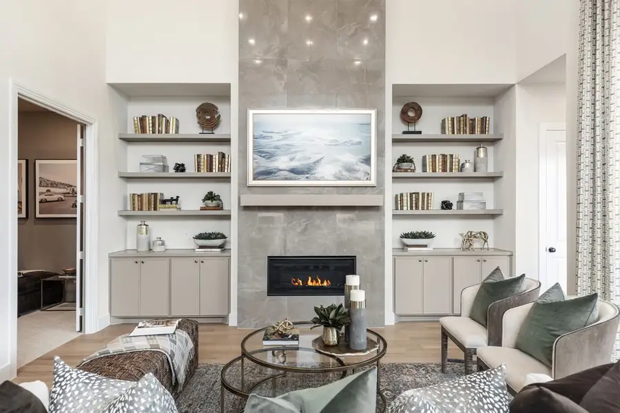 Representative Family Room - some options shown