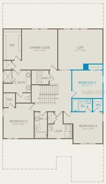 Floor Plan - Floor Two