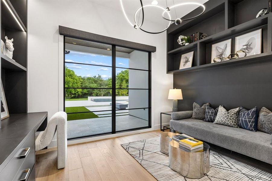 Furnished interior view inside a new home in , Southlake (Image 15). Furnished interior view inside a new home in , Southlake (Image 15).