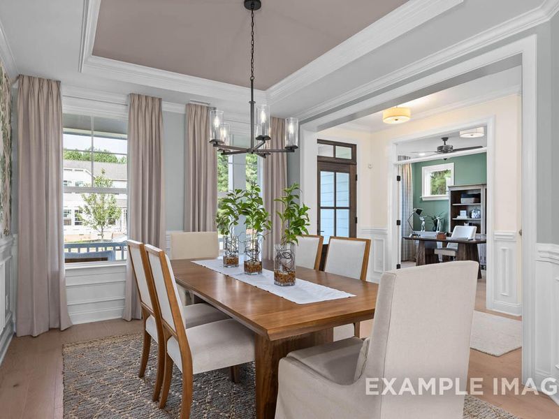 Furnished interior view inside a new home in Laneridge Estates, Raleigh (Image 12).