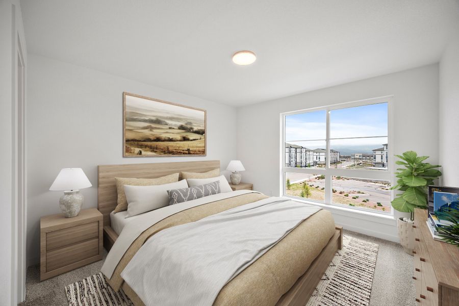 Representative furnished interior of a home built from the Nolan by Lokal Homes in The Commons at Victory Ridge, Colorado Springs (Image 12).