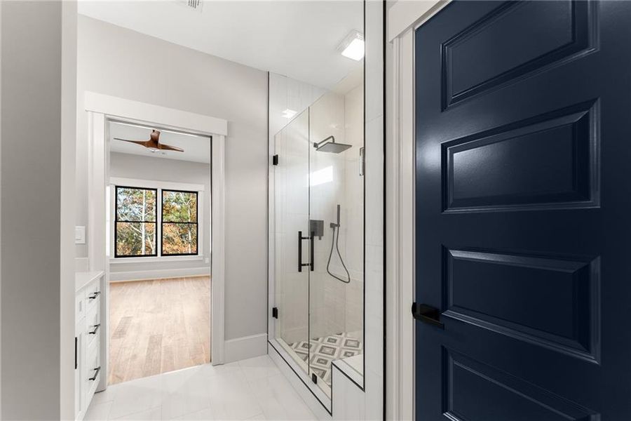 Furnished interior view inside a new home in , Dahlonega (Image 7).