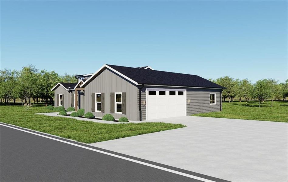 Front exterior of a new home in , Rome, GA, highlighting curb appeal (Image 16). Front exterior of a new home in , Rome, GA, highlighting curb appeal (Image 16).